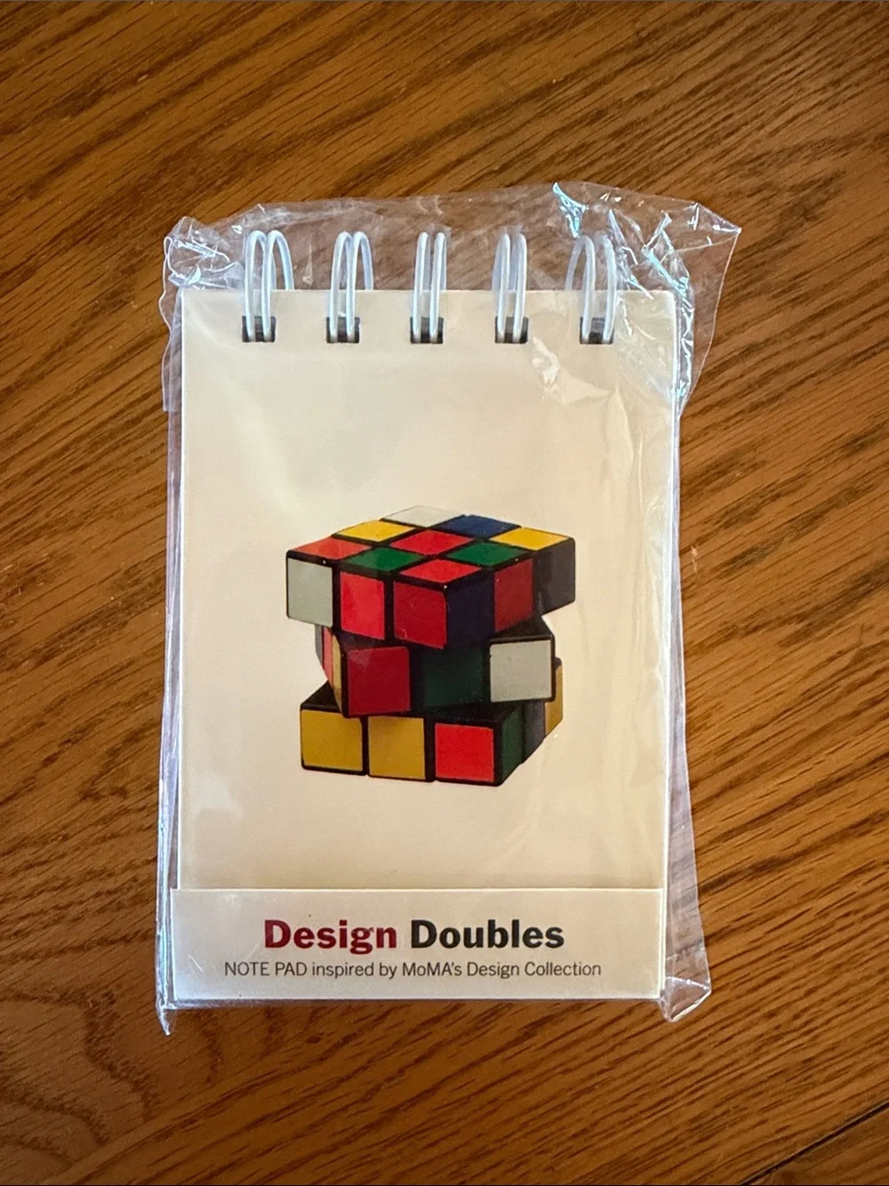 Design Doubles Note Pad inspired by MoMa’s Design Collection Rubik’s Cube Lego